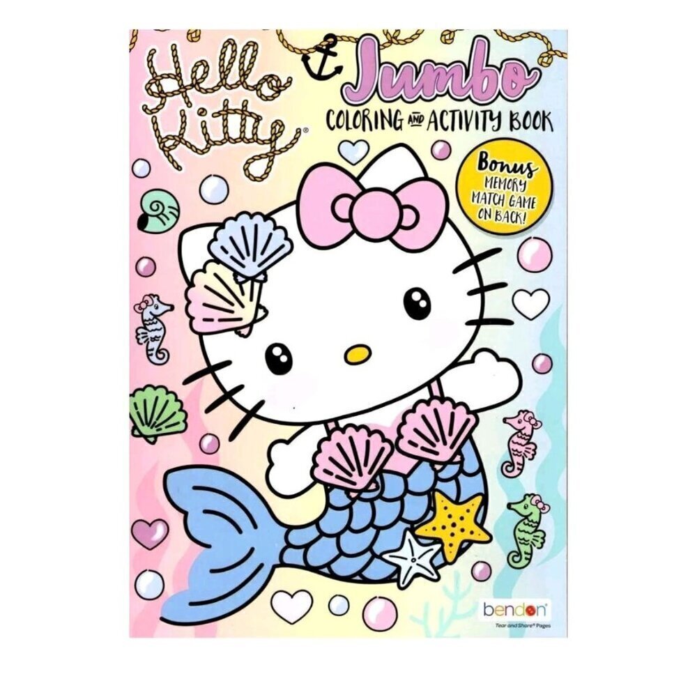 Hello Kitty Coloring & Activity Book for Kids - 80 Pages with Memory Game Bonus!